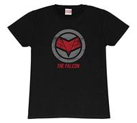 Marvel The Falcon And The Winter Soldier The Falcon Logo Women's Boyfriend Fit T-Shirt Black M