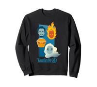 Marvel The Fantastic Four: First Steps Family Faces Icons Sweatshirt