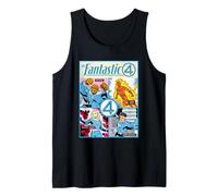 Marvel The Fantastic Four: First Steps Retro Comic Cover Tank Top