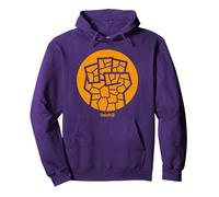 Marvel The Fantastic Four: First Steps The Thing Hand Pullover Hoodie, Adult Unisex, Purple, Large