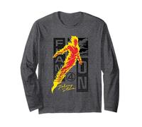 Marvel The Fantastic Four Flame On Johnny Storm Trend Long Sleeve T-Shirt
