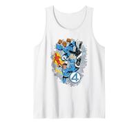 Marvel The Fantastic Four The First Family Together Tank Top
