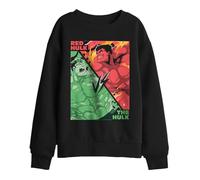 Marvel The Hulk Vs Red Hulk Kids Sweatshirt, Black, 12-13