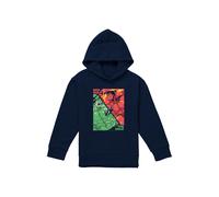 Marvel The Hulk Vs Red Hulk Youth Kids Pull-Over Hoodie, Navy | Size: 9-11 Years Marvel Navy 9-11 Years