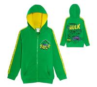 Marvel The Incredible Hulk Boys Hooded Jacket Green/Yellow 7-8 Years