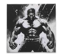 Marvel The Incredible Hulk Gallery Wrapped Canvas Wall Decor | Striking Hulk Wall Art for Man Cave, Bedroom or Movie Room