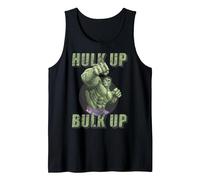 Marvel The Incredible Hulk Tough Hulk Up Bulk Up Badge Tank Top, Men, Black, Large