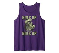 Marvel The Incredible Hulk Tough Hulk Up Bulk Up Badge Tank Top, Men, Purple, X-Large