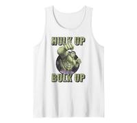 Marvel The Incredible Hulk Tough Hulk Up Bulk Up Badge Tank Top, Men, White, Large