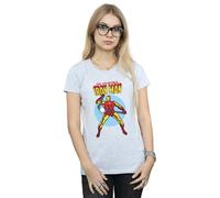 Marvel The Invincible Iron Man Cotton T-Shirt In Grey Grey L