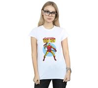 Marvel The Invincible Iron Man Cotton T-Shirt In White White XL