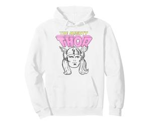 Marvel The Mighty Thor Classic Retro Comic Portrait Vintage Pullover Hoodie