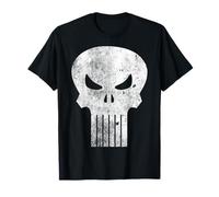 Marvel The Punisher Classic Retro Skull Logo T-Shirt