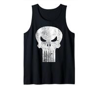 Marvel The Punisher Classic Retro Skull Logo Tank Top