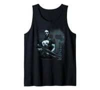Marvel The Punisher Digital Gridlock Profile Tank Top