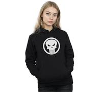 Marvel The Punisher Skull Circle Hoodie In Black Black