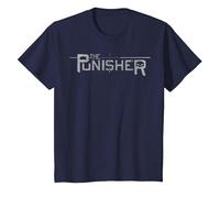 Marvel The Punisher Target in Sight Logo T-Shirt, Youth, Navy Blue, 4T
