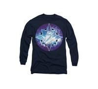 Marvel The s Galaxy Logo Long Sleeve T-Shirt, Navy | Size: Medium Marvel Navy M
