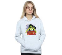 Marvel Women's The Savage She-Hulk Hoodie in Grey | Size: Large Marvel Grey L
