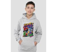 Marvel The Ultimate Battle Youth Kids Pull-Over Hoodie, Athletic Heather Marvel Grey 12-13 Years