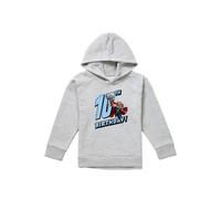 Marvel Thor Birthday 10 Youth Kids Pull-Over Hoodie, Athletic Heather in Grey | Size: 5-6 Years Marvel Grey 5-6 Years