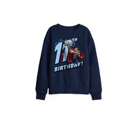 Marvel Thor Birthday 11 Kids Sweatshirt, Navy | Size: 7-8 Years Marvel Navy 7-8 Years