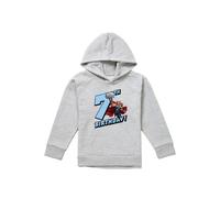 Marvel Thor Birthday 7 Youth Kids Pull-Over Hoodie, Athletic Heather in Grey | Size: 9-11 Years Marvel Grey 9-11 Years