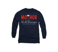 Marvel Thor Mother's Day Mothor Long Sleeve T-Shirt, Navy Navy