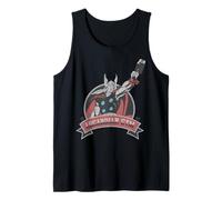 Marvel Thor Retro Comic Asgardian GYM Membership Badge Tank Top