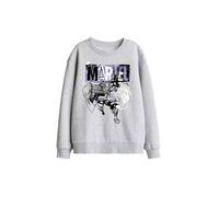 Marvel Thor Thunder Kids Sweatshirt, Athletic Heather in Light Grey | Size: 9-11 Years Marvel Light Grey 9-11 Years