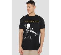 Marvel Thunderbolts Ghost Highlight T-Shirt, Black Black XXXL