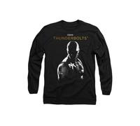 Marvel Thunderbolts John Walker Highlight Long Sleeve T-Shirt, Black | Size: Small Marvel Black S