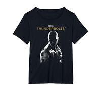 Marvel Thunderbolts John Walker Highlight T-Shirt, Women's Plus, Black, 6X