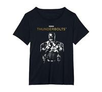 Marvel Thunderbolts Red Guardian Highlight T-Shirt, Women's Plus, Black, 6X