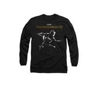 Marvel Thunderbolts Taskmaster Highlight Long Sleeve T-Shirt, Black | Size: Large Marvel Black L
