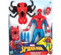Marvel Spider-Man Thwip Blast Spider-Man Action Figure with Accessories, 11-Inch-Scale Super Hero Toys for Kids Ages 4 and Up