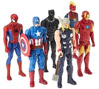 Marvel Titan Hero Series Action Figure Multipack, 6 Action Figures, 30-cm Toys, Inspired Comics, for Children Aged 4 and Up
