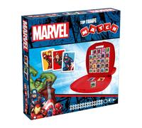 Top Trumps Match Marvel Avengers The Crazy Cube Game, play with superheroes including Spider-Man, Black Widow, Iron Man and Captain America, travel board game, gift for ages 4 plus