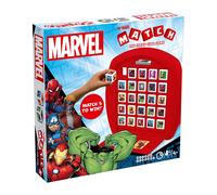 Top Trumps Match Marvel Avengers The Crazy Cube Game, play with superheroes including Spider-Man, Black Widow, Iron Man and Captain America, travel board game, gift for ages 4 plus