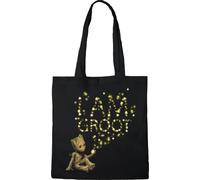 MARVEL TOTE BAG I AM GROOT, REFERENCE: BWGUGAMBB001, BLACK, 38 X 40 CM, Black, One Size, Utility