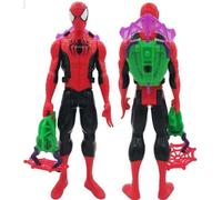 MARVEL Ultimate Spider-Man Titan Heroes Series with Goblin Attack Gear 11 Inch