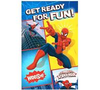 Marvel ultimate spiderman get ready for fun! woosh! birthday card