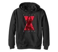 Marvel Unisex Children^Boy's Widow Target Hoodie, Schwarz, M