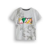 Marvel Unisex Kids Grey Front Logo Print Short Sleeved T-Shirt - 3-4 Years