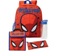 Marvel Unisex Kids Red 4 Piece Backpack Set (One Size)