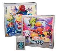 Marvel United, Superhero Cooperative Card Strategy Board Game Comic Merch Bundle with Spiderman and Dr. Strange Expansion, for Adults & Kids Ages 8+