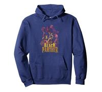 Marvel Universe Black Panther Ninja Pullover Hoodie, Adult Unisex, Navy Blue, X-Large