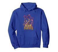 Marvel Universe Black Panther Ninja Pullover Hoodie, Adult Unisex, Royal Blue, Large