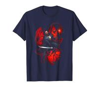 Marvel Universe Blade Faces T-Shirt, Men, Navy Blue, 4X-Large