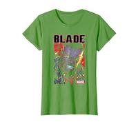 Marvel Universe Blade Snarl T-Shirt, Women, Grass Green, X-Small